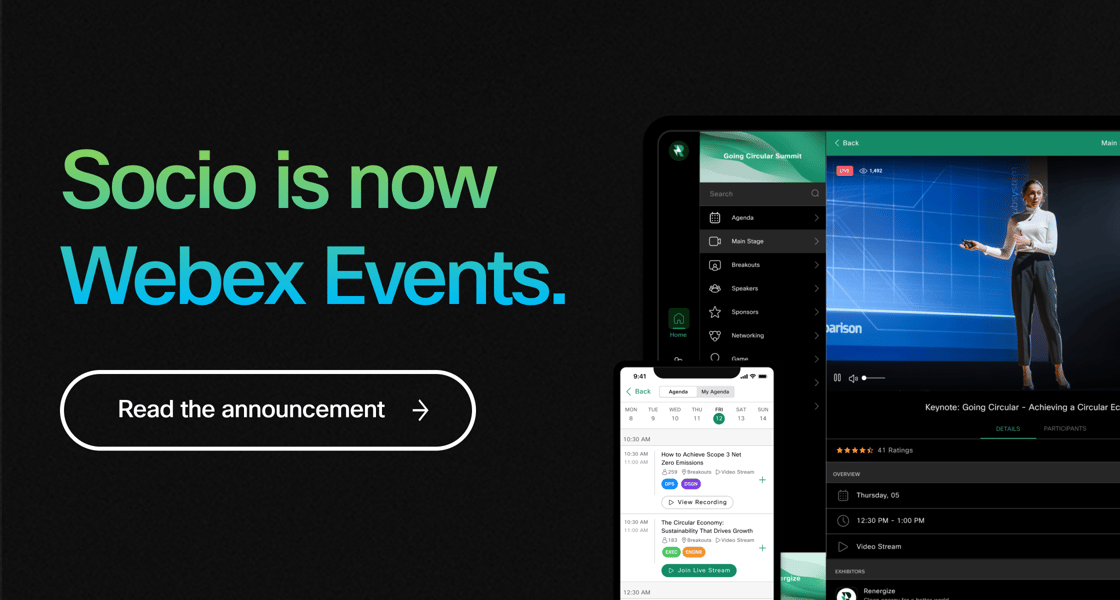 Socio is now Webex Events